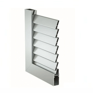 Louver Extruded Aluminium Ρυθμιζόμενο προφίλ εσωτερικού συγκροτήματος κλείστρου