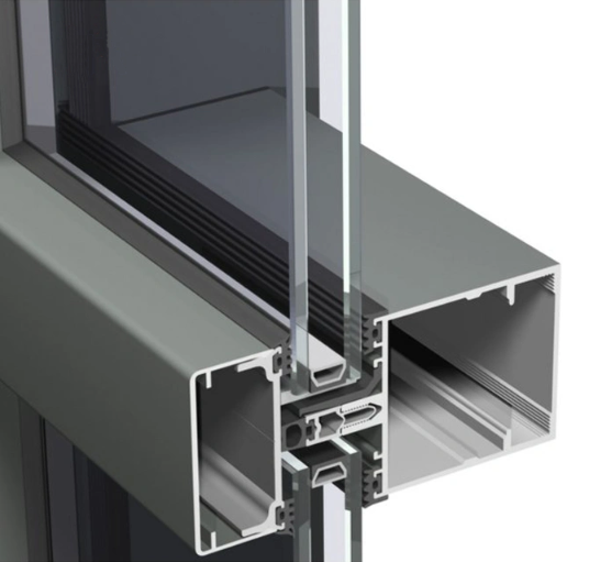 Ανθεκτικότητα στη διάβρωση Superior Air Tightness Aluminium για κτίρια κατοικιών με τοίχο κουρτινών