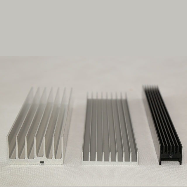 Mill Finish Anodized Customize Dimension Tapped Aluminium Heat Sink